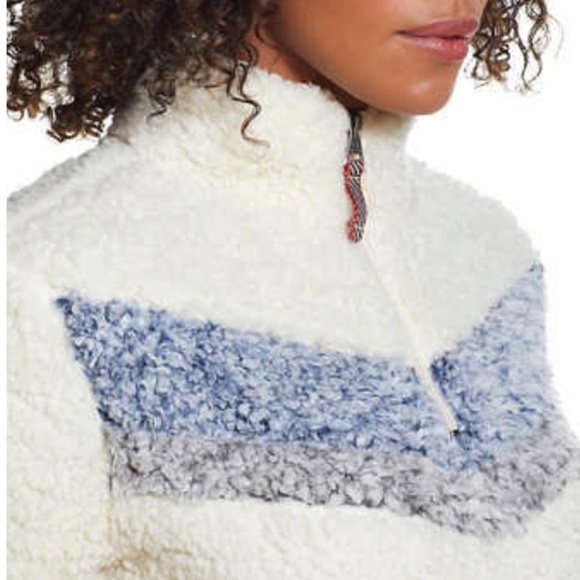 THE ORIGINAL WEATHERPROOF Women’s Sherpa Quarter Zip Fleece-Lined Pullover - Picture 4 of 13